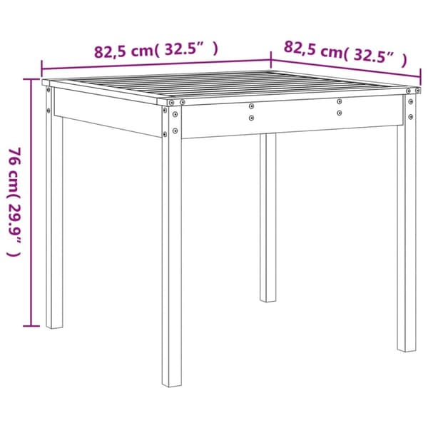 Caféset 3 delar grå massiv furu