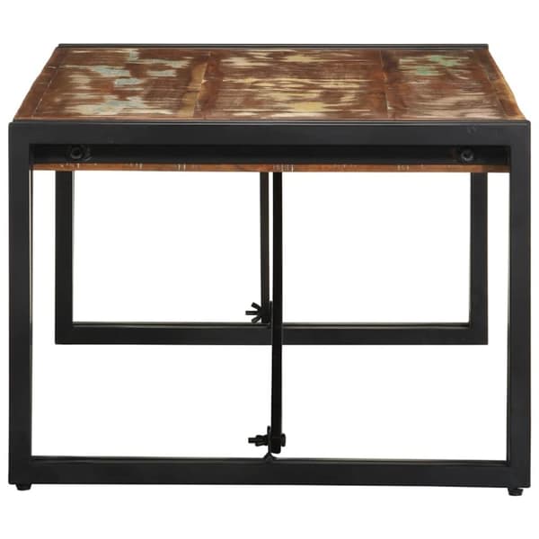 vidaXL sofabord 100x50x35 cm massivt genbrugstræ flerfarvet