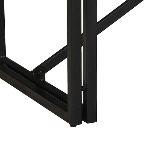 vidaXL sofabord 100x50x35 cm massivt genbrugstræ flerfarvet