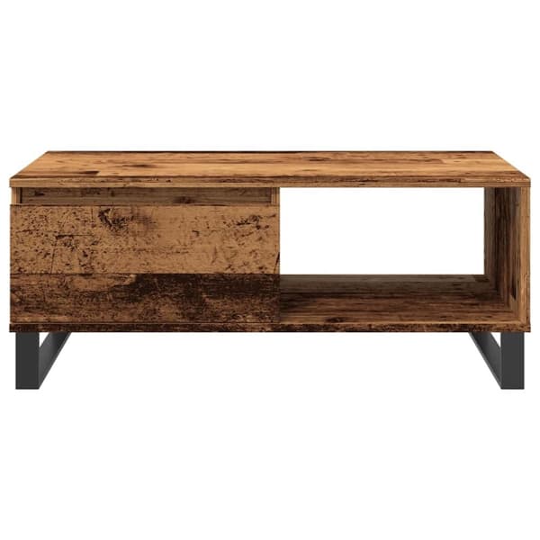 vidaXL sofabord 90x50x36,5 cm konstrueret træ gammeldags træ