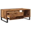 Miniatyrbillede 6 af 11: vidaXL sofabord 90x50x36,5 cm konstrueret træ gammeldags træ