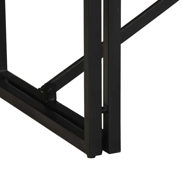 vidaXL Soffbord 100x50x35 cm massivt grovt mangoträ