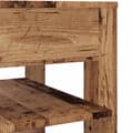 Miniatyrbillede 8 af 11: vidaXL sofabord 55,5x55x45 cm konstrueret træ antikt træ