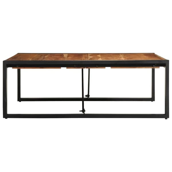 vidaXL sofabord 100x100x35 cm massivt akacietræ