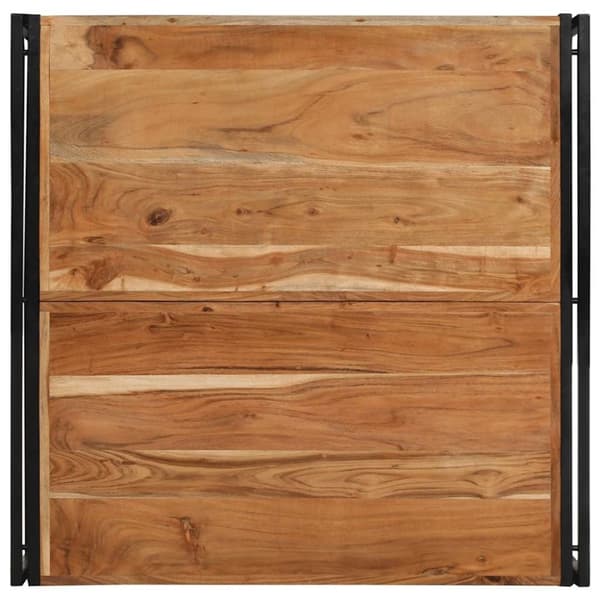 vidaXL sofabord 100x100x35 cm massivt akacietræ