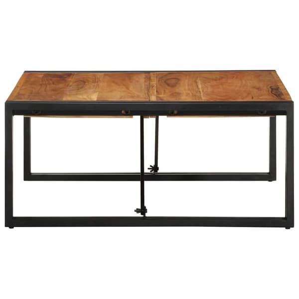vidaXL sohvapöytä 80x80x35 cm massiivipuu akaasia
