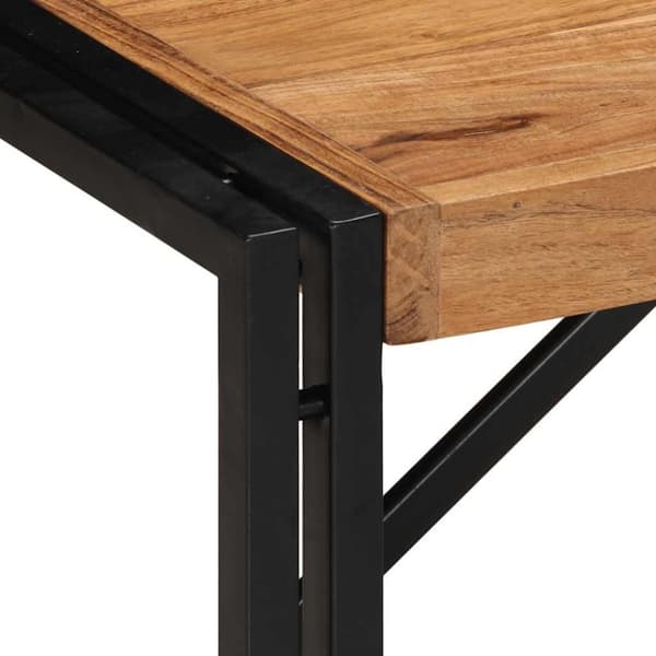 vidaXL sofabord 80x40x35 cm massivt akacietræ