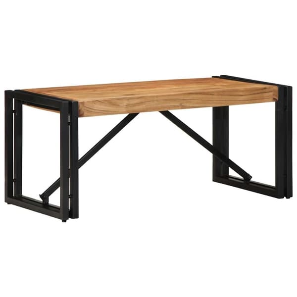 vidaXL sohvapöytä 80x40x35 cm massiivipuu akaasia