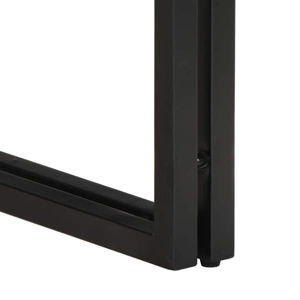 vidaXL sofabord 50x50x35 cm massivt genbrugstræ flerfarvet
