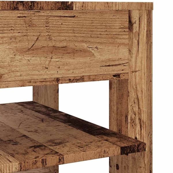 vidaXL Salongbord gammelt tre 55,5x55x45 cm konstruert tre