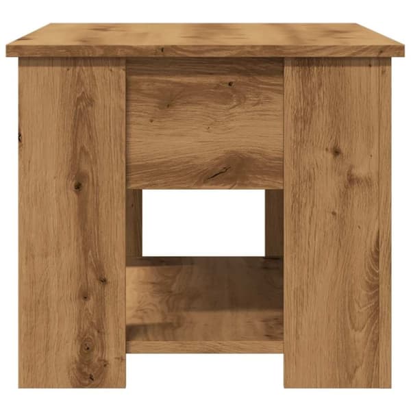 vidaXL sofabord 79x49x41 cm konstrueret træ kunsteg