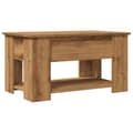 Miniatyrbillede 1 af 11: vidaXL sofabord 79x49x41 cm konstrueret træ kunsteg
