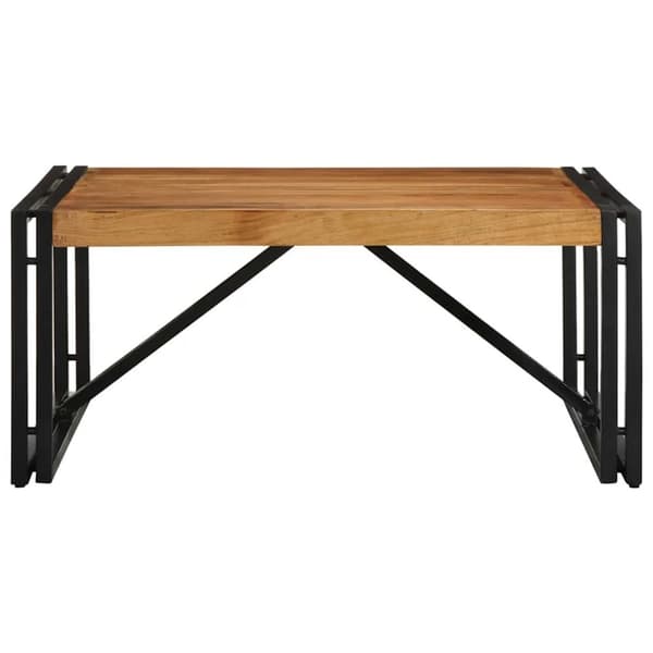 vidaXL Soffbord 80x80x35 cm massivt trä akacia