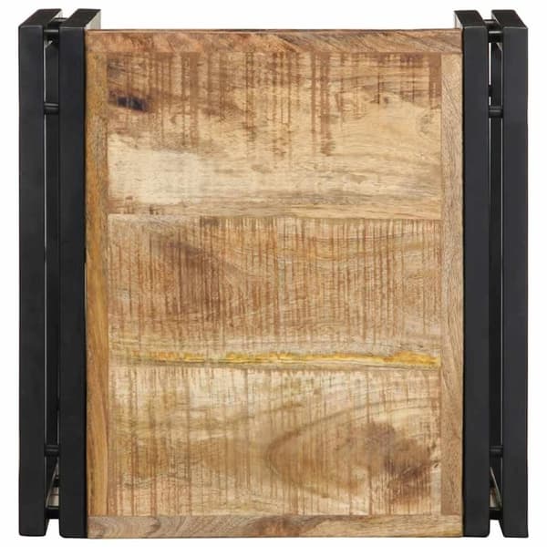 vidaXL Salongbord 40x40x35 cm grovt heltre mangotre