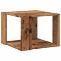 Miniatyrbillede 7 af 10: vidaXL sofabord 40x40x30 cm konstrueret træ antikt træ