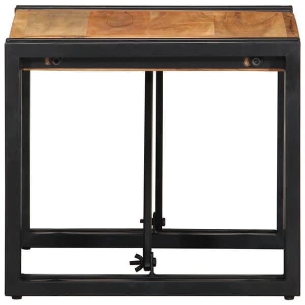 vidaXL sofabord 40x40x35 cm massivt akacietræ