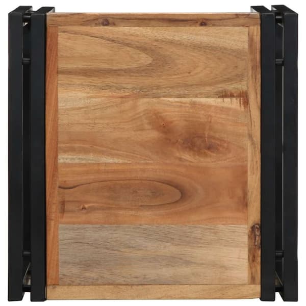 vidaXL sofabord 40x40x35 cm massivt akacietræ