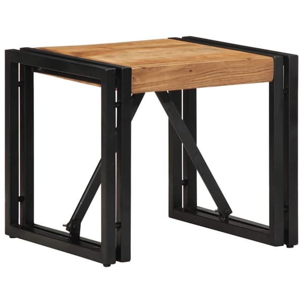 vidaXL sofabord 40x40x35 cm massivt akacietræ