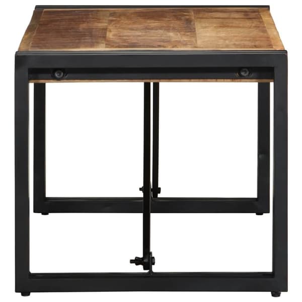 vidaXL Salongbord 80x40x35 cm grovt heltre mangotre