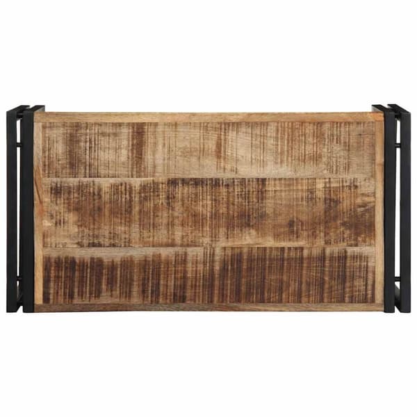 vidaXL Salongbord 80x40x35 cm grovt heltre mangotre