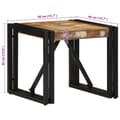 Miniatyrbilde 9 av 11: vidaXL Salongbord flerfarget 40x40x35 cm gjenvunnet heltre