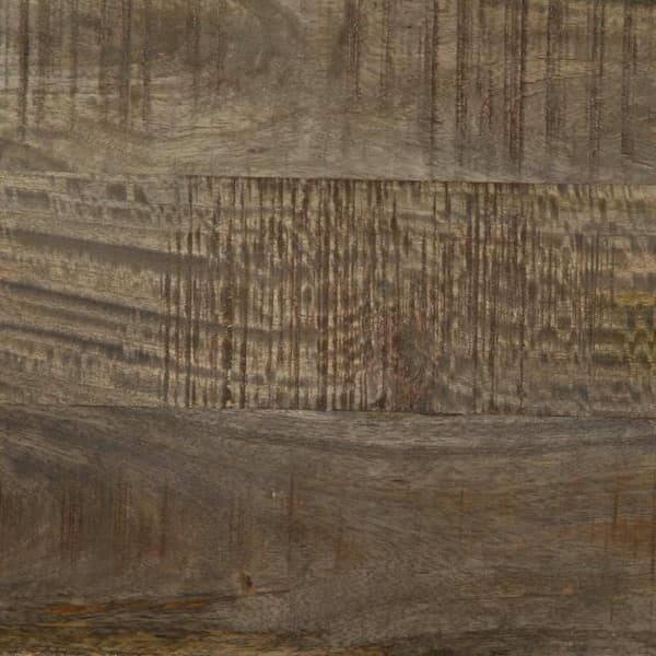 vidaXL sofabord 80x50x40 cm massivt mangotræ lysegrå