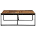 Miniatyrbilde 3 av 11: vidaXL Salongbord 100x100x35 cm grovt heltre mangotre