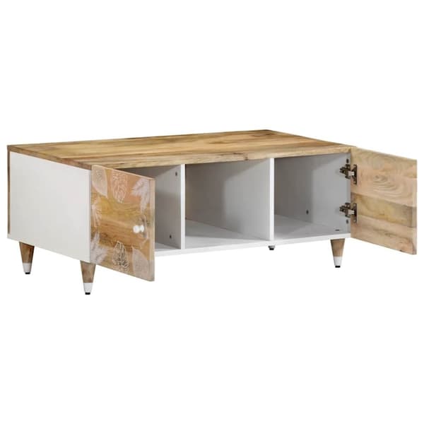 vidaXL sofabord 100x54x40 cm massivt mangotræ