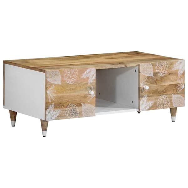 vidaXL sofabord 100x54x40 cm massivt mangotræ