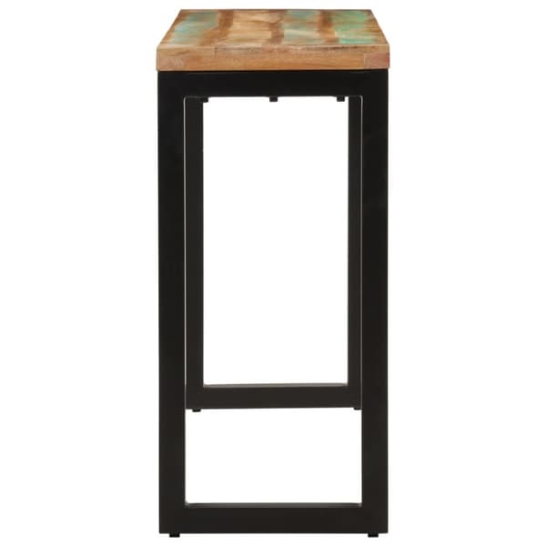 vidaXL Konsollbord 110x35x75 cm gjenvunnet heltre