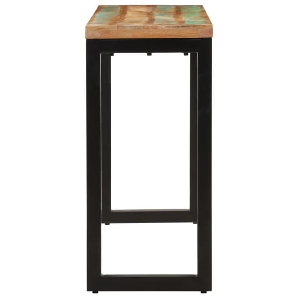 vidaXL konsolbord 110x35x75 cm massivt genbrugstræ