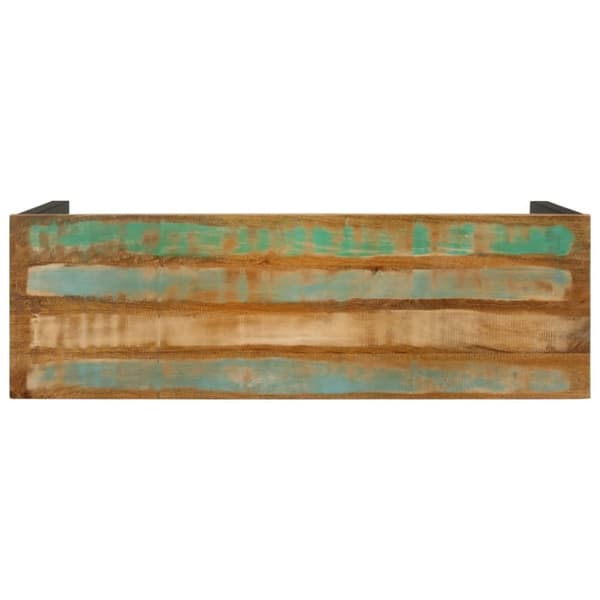 vidaXL konsolbord 110x35x75 cm massivt genbrugstræ