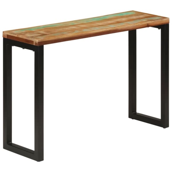 vidaXL konsolbord 110x35x75 cm massivt genbrugstræ