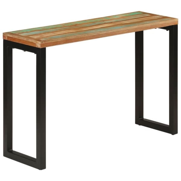 vidaXL konsolbord 110x35x75 cm massivt genbrugstræ