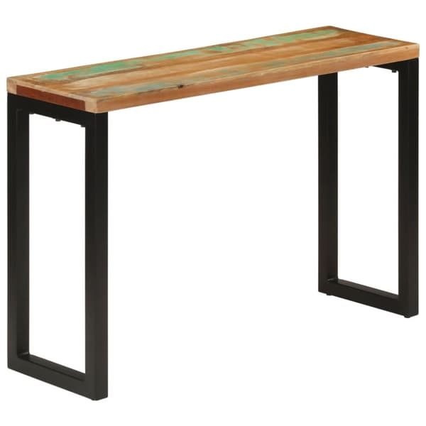 vidaXL konsolbord 110x35x75 cm massivt genbrugstræ