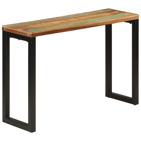 vidaXL konsolbord 110x35x75 cm massivt genbrugstræ