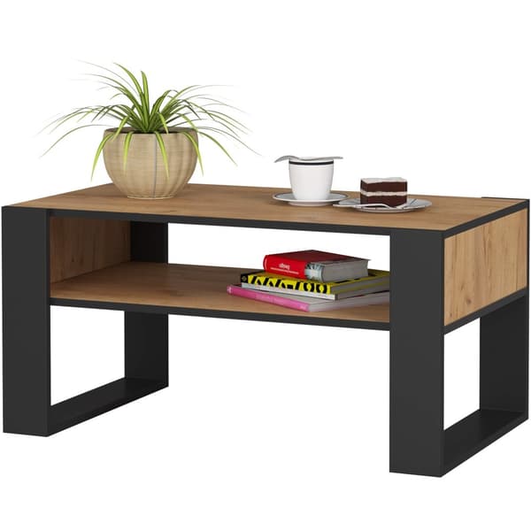 KAFFEBORD DOMI DĄB CRAFT / SORT