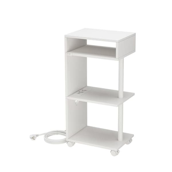 Barion soffbord, 28x78cm, Vit, Vicco