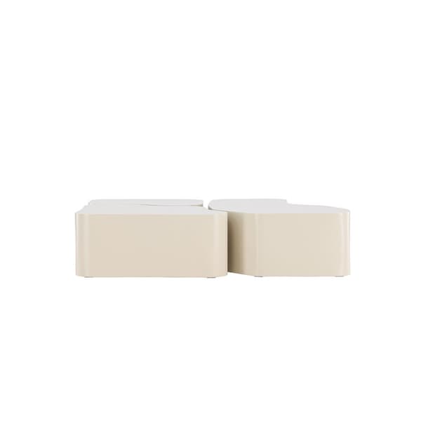 Nordland sofabord sæt med 3 beige.