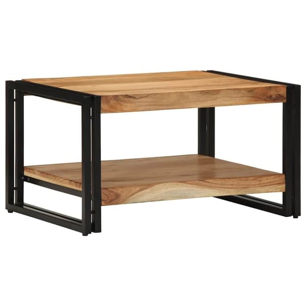 vidaXL sofabord 70x50x38 cm massivt akacietræ