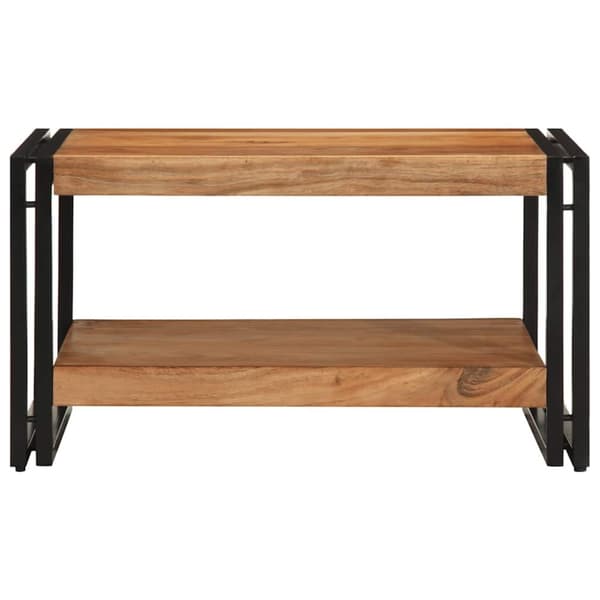 vidaXL sofabord 70x50x38 cm massivt akacietræ
