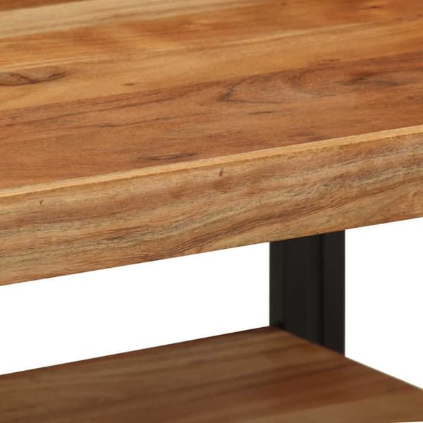 vidaXL sofabord 70x50x38 cm massivt akacietræ