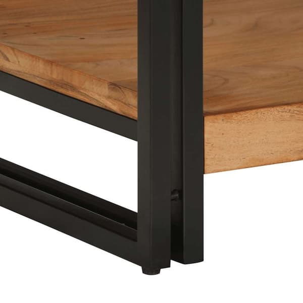 vidaXL sofabord 70x50x38 cm massivt akacietræ