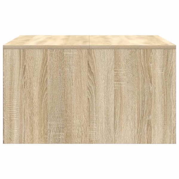 vidaXL sofabord med skuffer 70,5x70x40 cm sonoma-eg