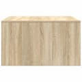 Miniatyrbillede 8 af 11: vidaXL sofabord med skuffer 70,5x70x40 cm sonoma-eg