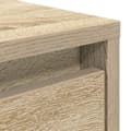 Miniatyrbillede 11 af 11: vidaXL sofabord med skuffer 70,5x70x40 cm sonoma-eg