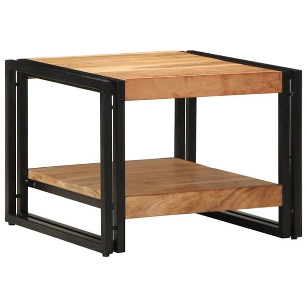 vidaXL sofabord 50x50x38 cm massivt akacietræ
