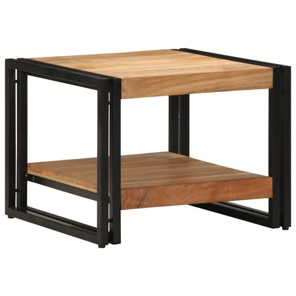 vidaXL sofabord 50x50x38 cm massivt akacietræ