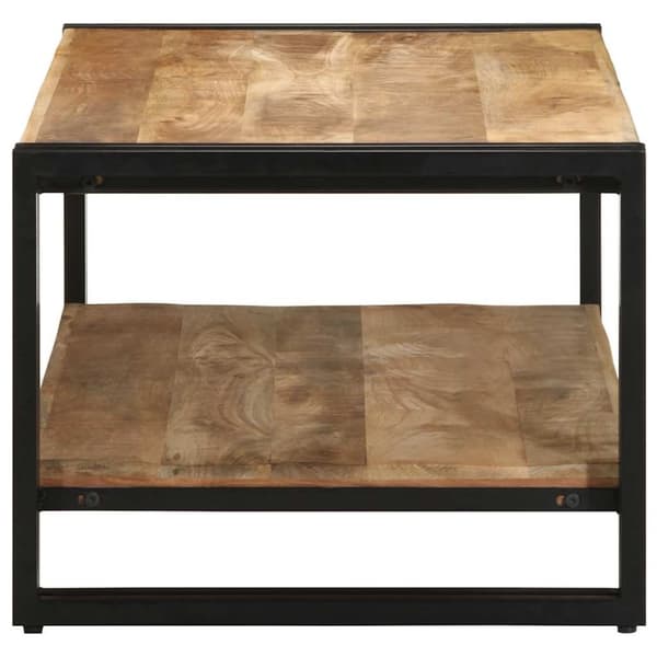 vidaXL Soffbord 90x50x38 cm massivt grovt trä mango