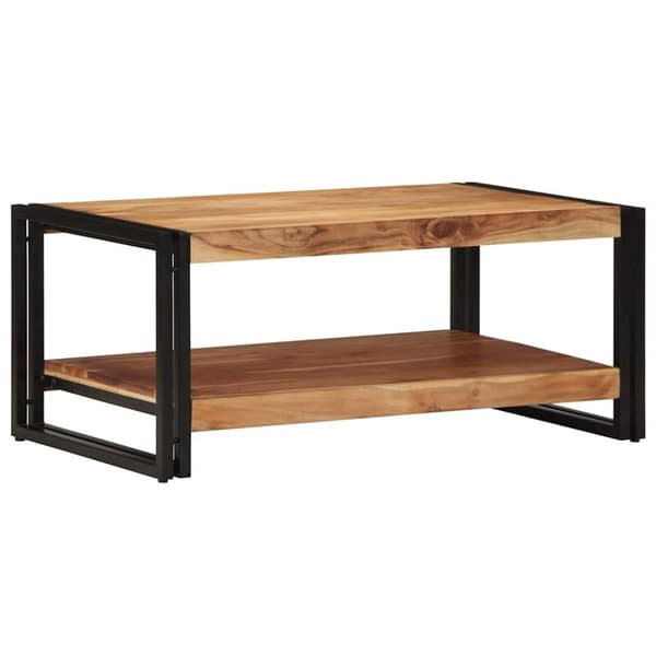 vidaXL Salongbord 90x50x38 cm heltre akasie
